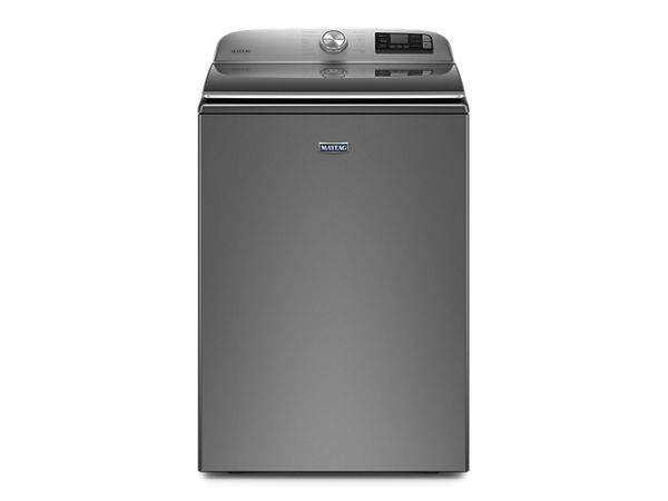 Laveuse à chargement vertical Maytag avec couvercle fermé