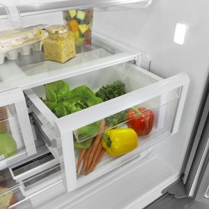 Black 33 Inch Wide French Door Refrigerator 22 Cu Ft