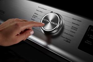 White Smart Capable Top Load Washer With Extra Power Button 5 2 Cu Ft Mvw7230hw Maytag