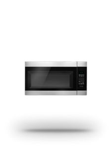 An Amana® microwave.
