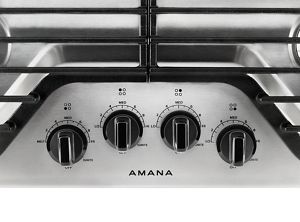 amana gas cook top