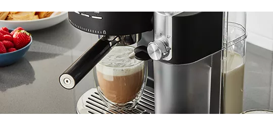 Nespresso Espresso Maker by KitchenAid with Milk Frother (KES0504MS) —