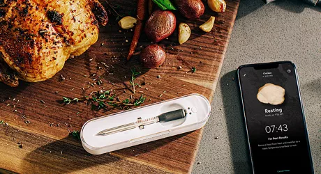 KitchenAid Yummly Smart Bluetooth Meat Thermometer in Graphite