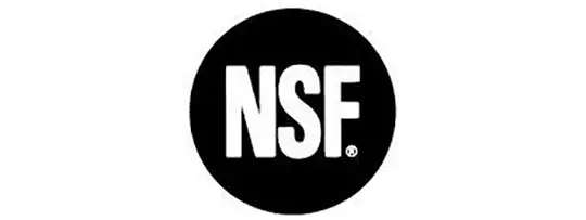 NSF® Certified For Commercial Use