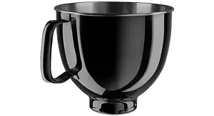 5 Quart Black Stainless Steel Bowl