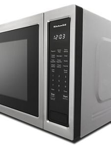 Stainless Steel KitchenAid® 21 3/4" Countertop Microwave Oven - 1100