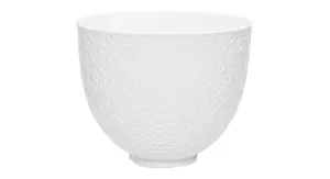 KSM2CB5TWM by KitchenAid - 5 Quart White Mermaid Lace Ceramic Bowl