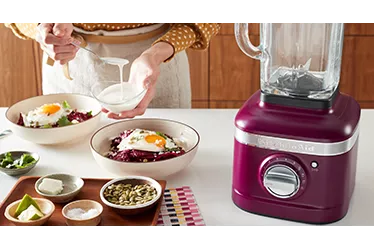 KitchenAid K400 Beetroot Red Blender with Glass Jar + Reviews