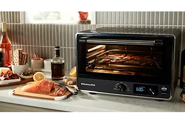  KitchenAid Digital Countertop Oven with Air Fry - KCO124BM &  4-Slice Toaster with Manual High-Lift Lever - KMT4115: Home & Kitchen