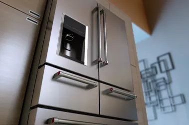 KRMF706EBS by KitchenAid - 25.8 Cu. Ft. 36 Multi-Door Freestanding  Refrigerator with Platinum Interior Design and PrintShield™ Finish