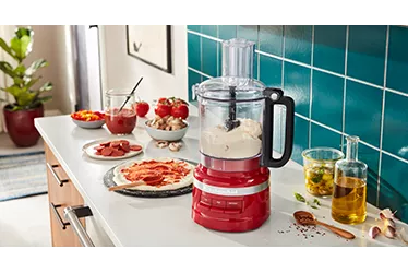 KitchenAid 7 Cup Food Processor, Empire Red - American Stores
