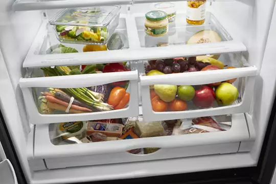 Humidity-Controlled Double Crisper