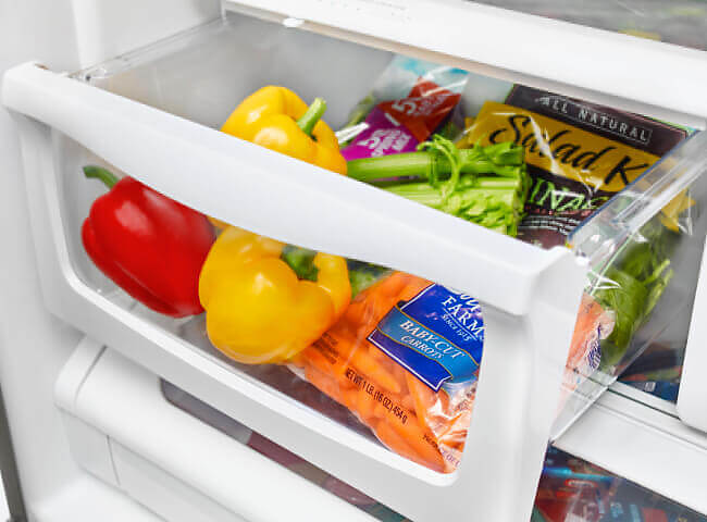 Refrigerator storage drawers