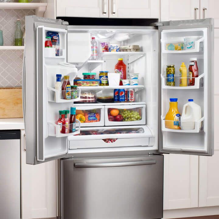 Amana® side-by-side bottom-out refrigerator Amana® side-by-side bottom-out refrigerator