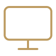 Computer screen icon.