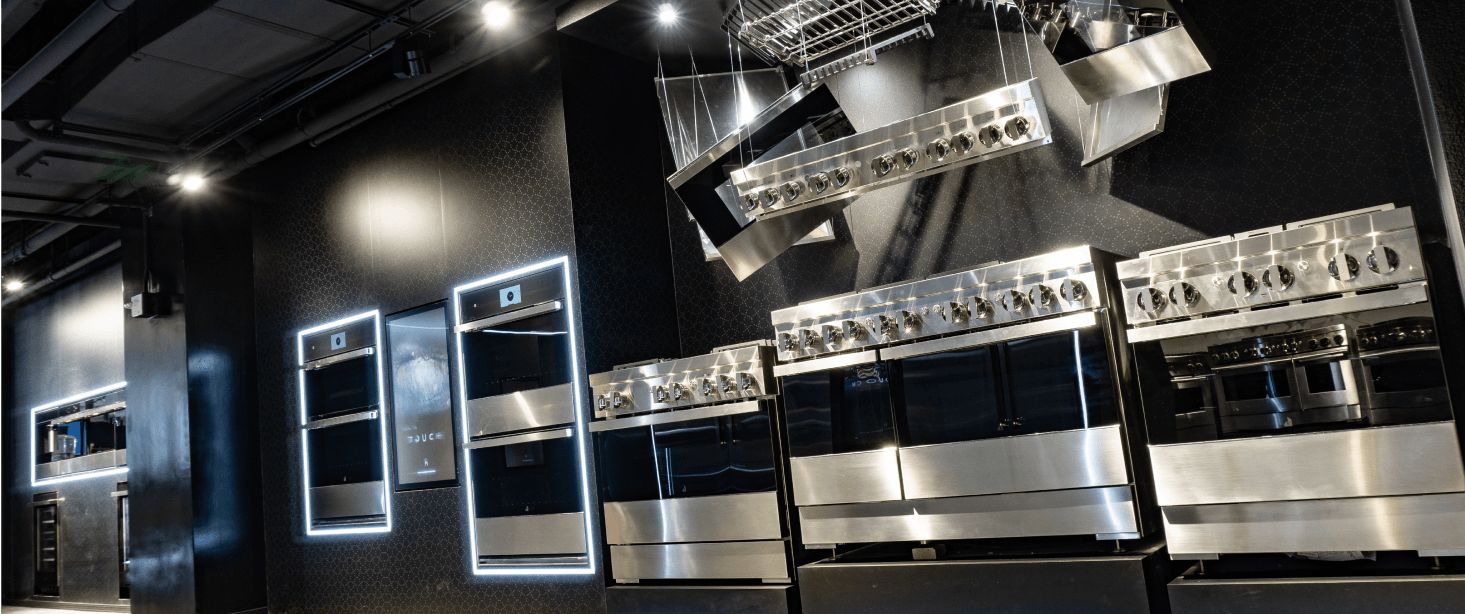 JennAir NOIR™ Design Wall Ovens in the New York JennAir Showroom.