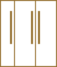 An icon of column refrigerators. 