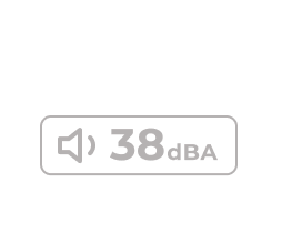 38 dBA icon.