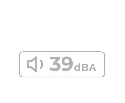 39 dBA icon.