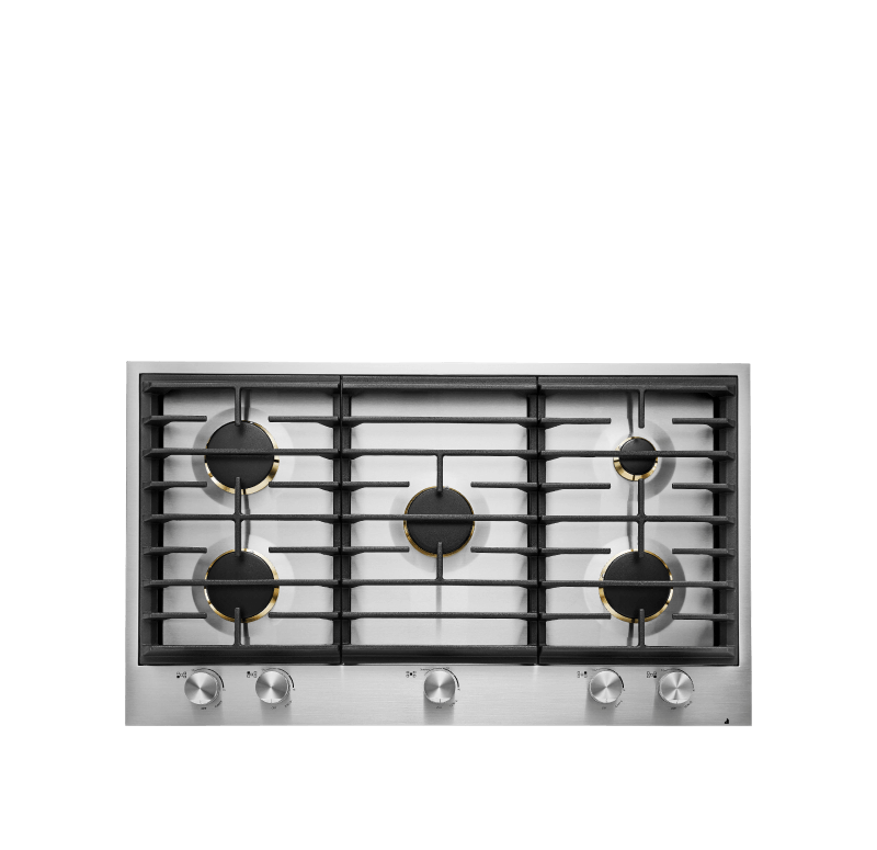 A 36-inch gas cooktop.