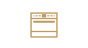 An icon of a single wall oven. 