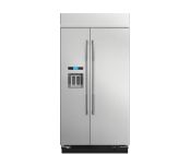 An JennAir® exterior dispense built-in refrigerator.