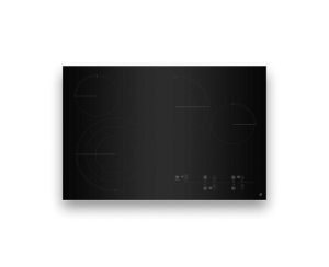 A JennAir® 4 element tap touch radiant cooktop. 