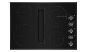 A JennAir® Electric Radiant Cooktop.