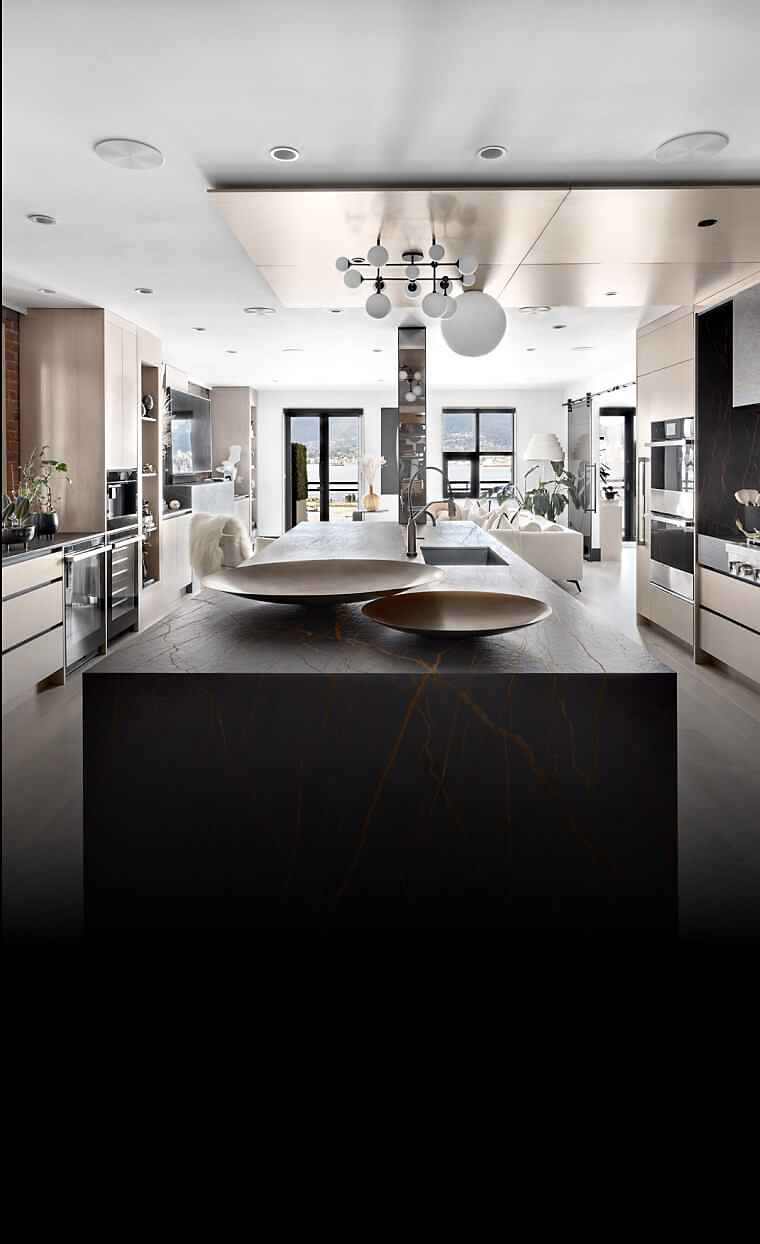 A modern kitchen featuring JennAir® appliances.