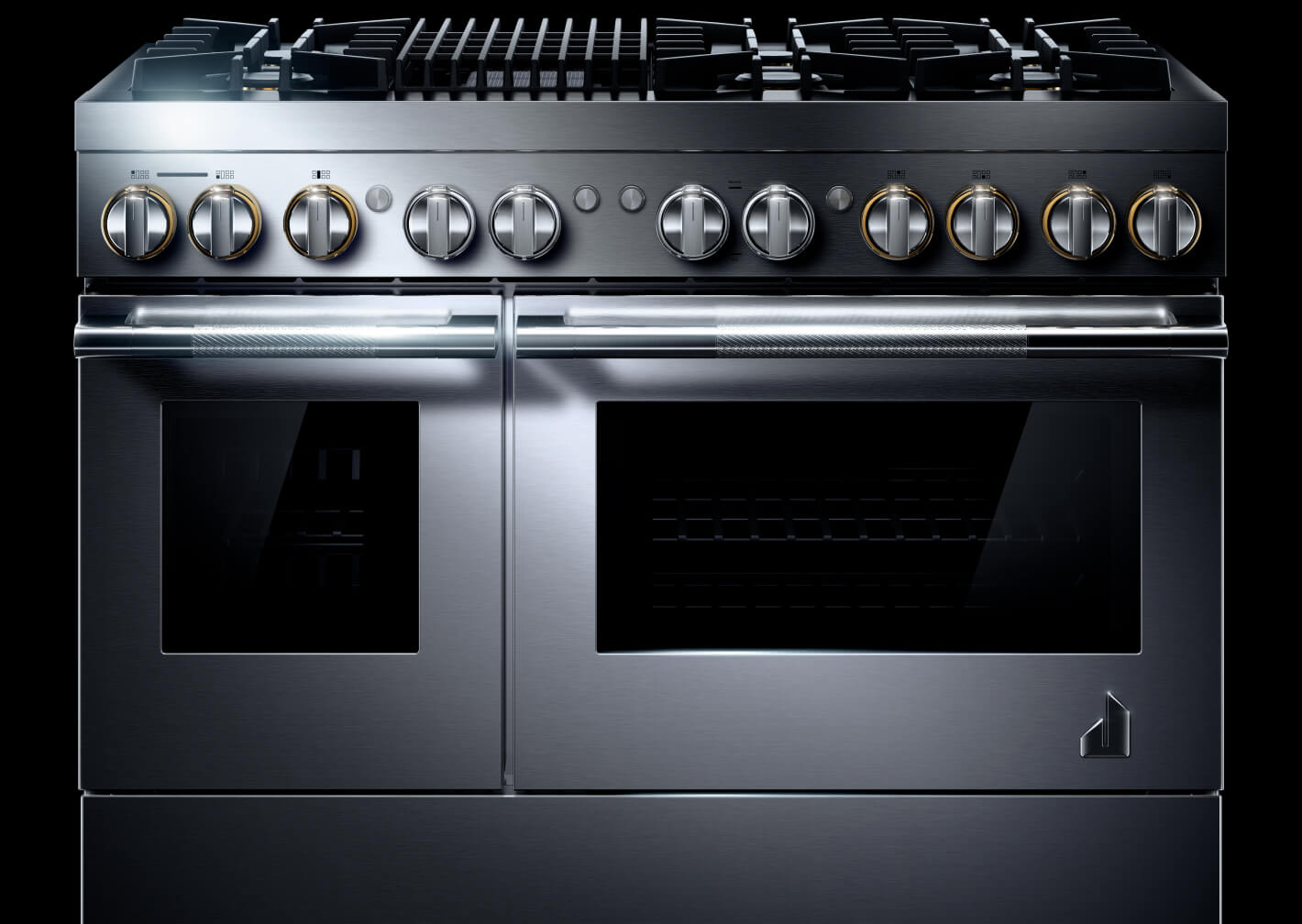 A 48" RISE Professional-Style Range with a Grill.