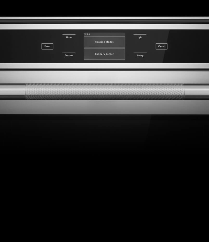 The display on the 24-inch wall oven.