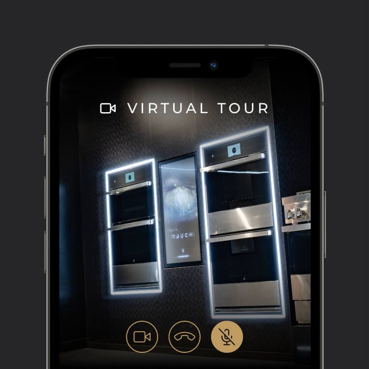 A concept of a virtual tour on an iPad.
