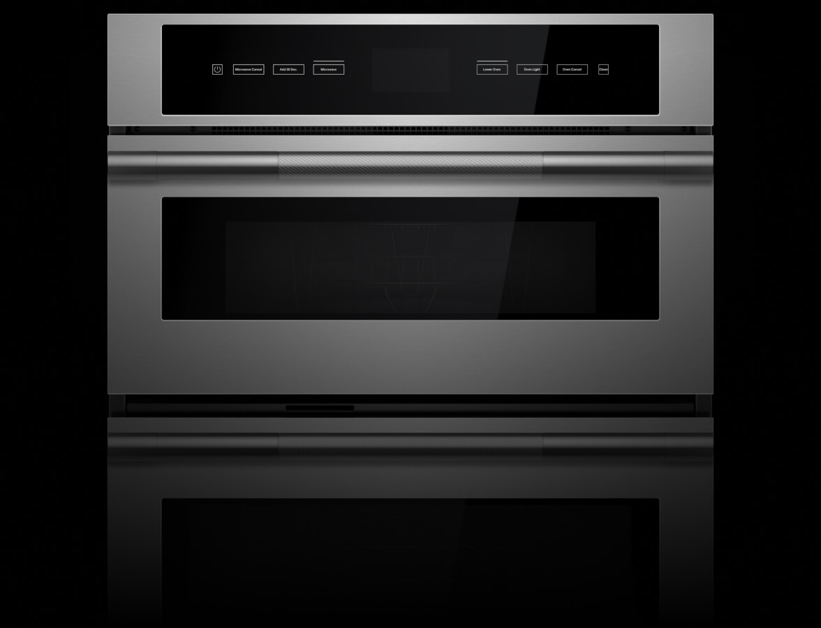A JennAir® Combination Wall Oven in the RISE™ Design Expression.