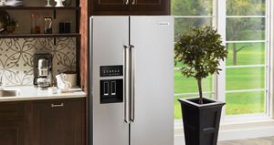 KitchenAid Refrigerator in Cabinet Cutout