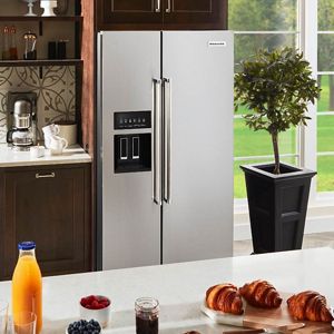 depth of a fridge