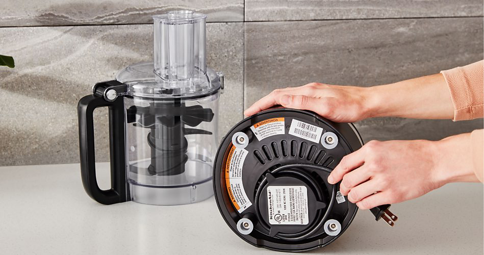 Storing a food processor