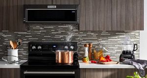 kitchen aid low profile microwave