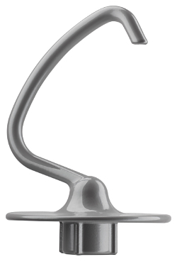 Crochet pétrisseur en forme de C pour batteur sur socle KitchenAid.