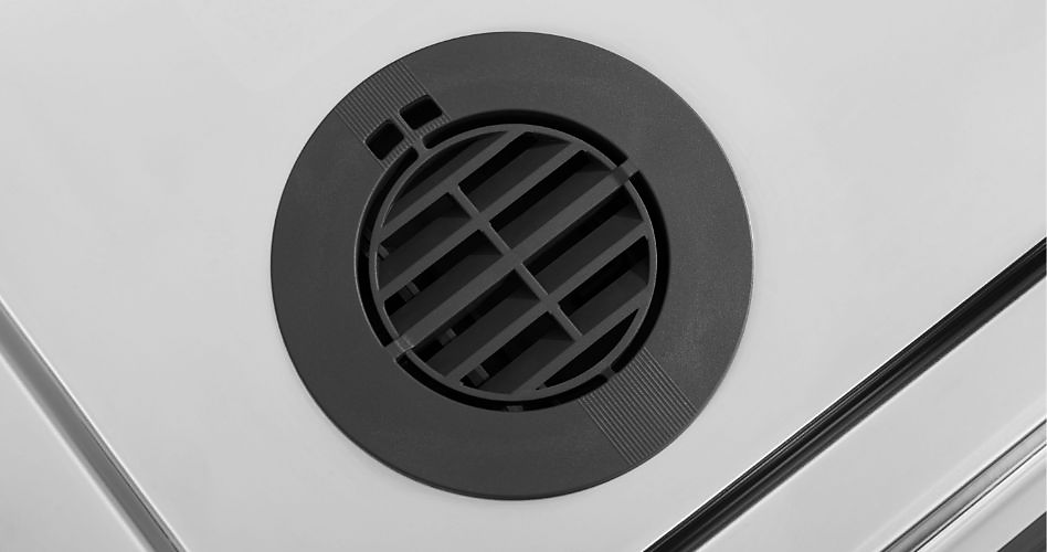 Un filtre de lave-vaisselle.