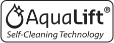 aqualift self-cleaning technology