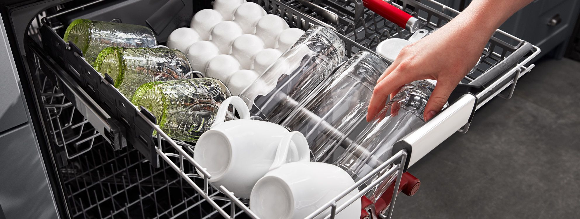 Kitchenaid dishwasher freeflex third rack