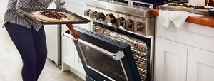 Kitchenaid double hotsell oven range