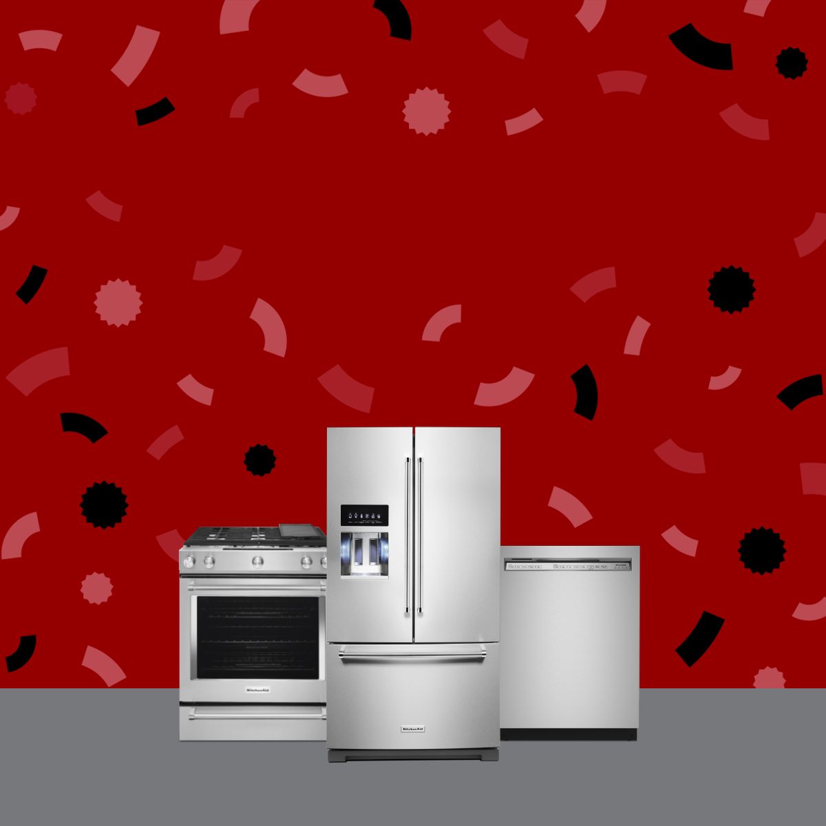 A collection of KitchenAid Major Appliances