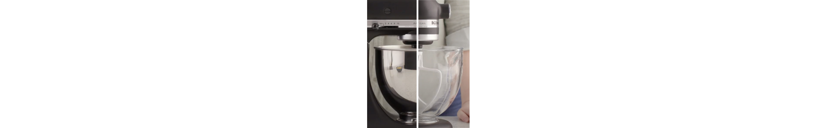 Artisan® Design Series 5 Quart Tilt-Head Stand Mixer with Glass Bowl