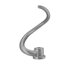 KitchenAid® nickel-coated Powerknead™ spiral dough hook.