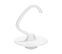 KitchenAid® standard white dough hook.