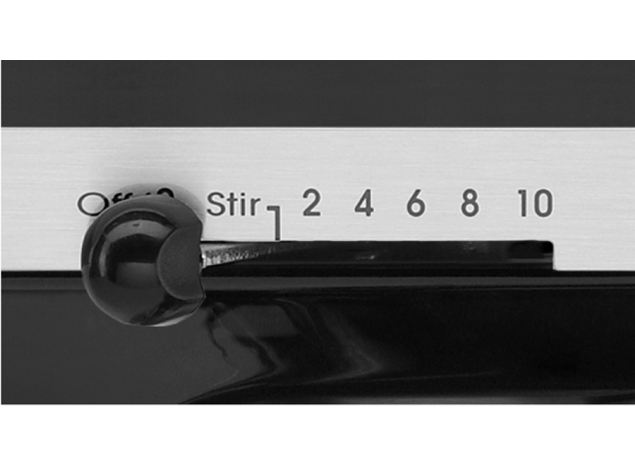 The speed setting lever on a KitchenAid® stand mixer.