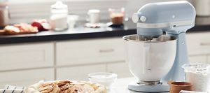 Limited Edition Heritage Artisan® Series Model K 5 Quart Tilt-Head Stand Mixer with Stainless Steel Bowl.