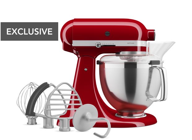KitchenAid® Artisan Series Tilt-Head Stand Mixer with Premium Accessory Pack.