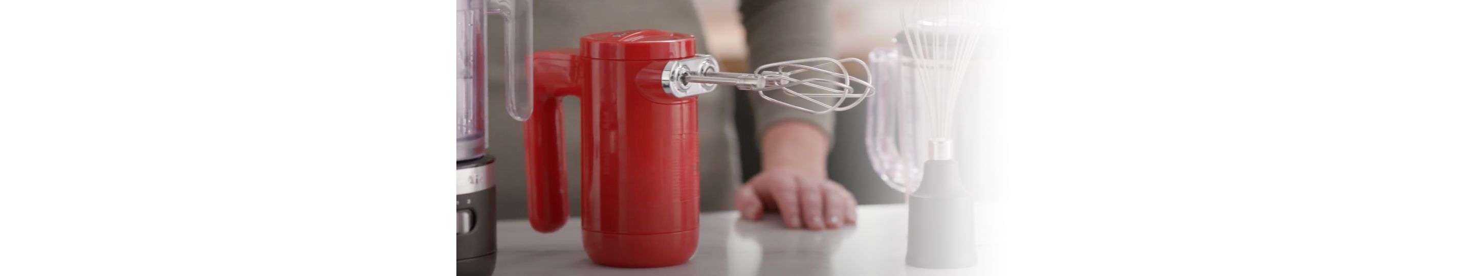 KitchenAid® cordless hand mixer.